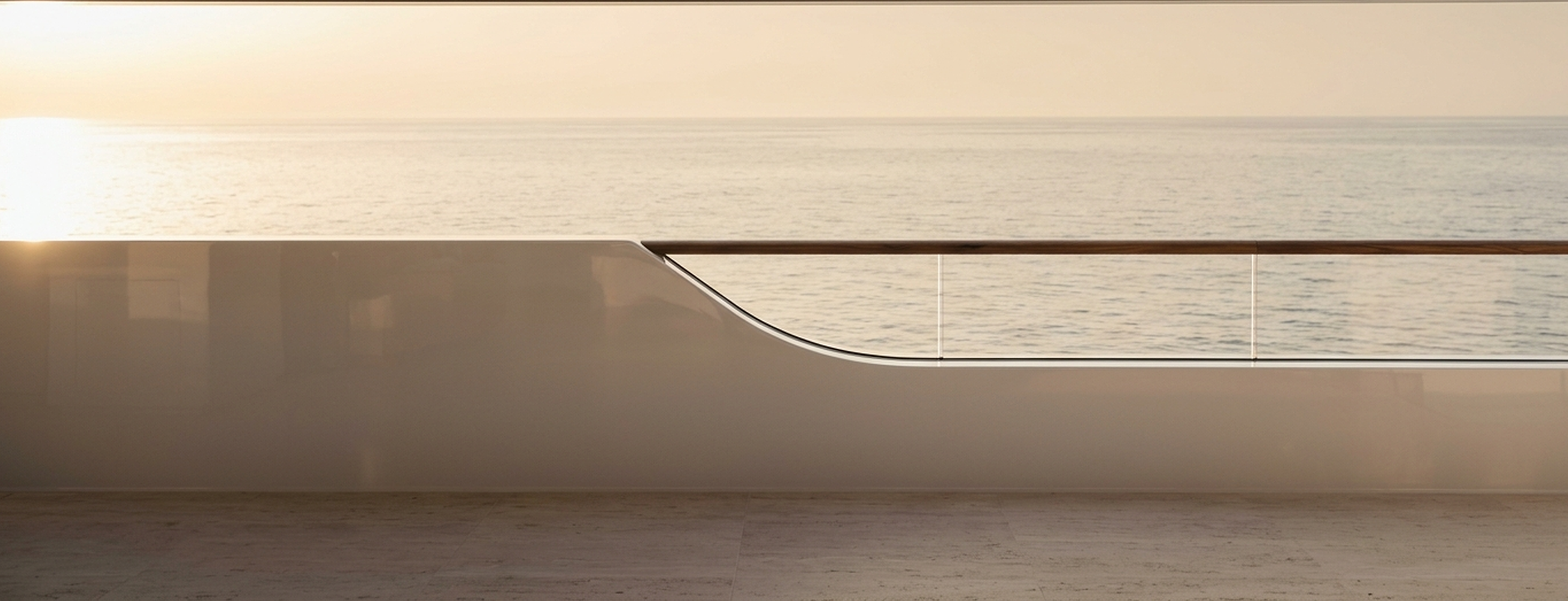 Acrylic & GRP in a luxury interior at sunrise.