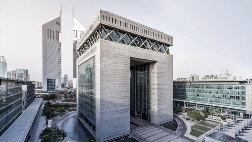 The Gate Building at Dubai International Financial Centre, where architectural stainless steel was restored on site.