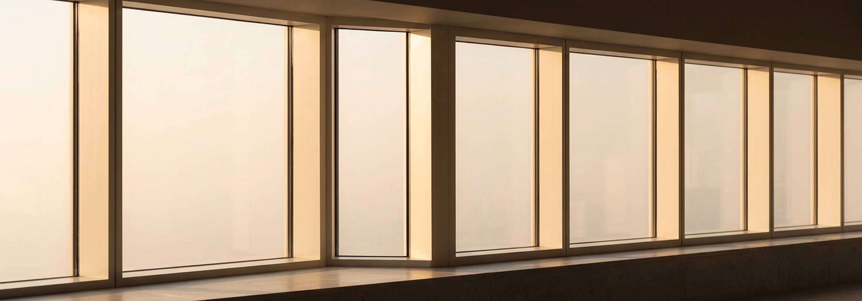 Painted Finishes in a luxury interior at sunrise.