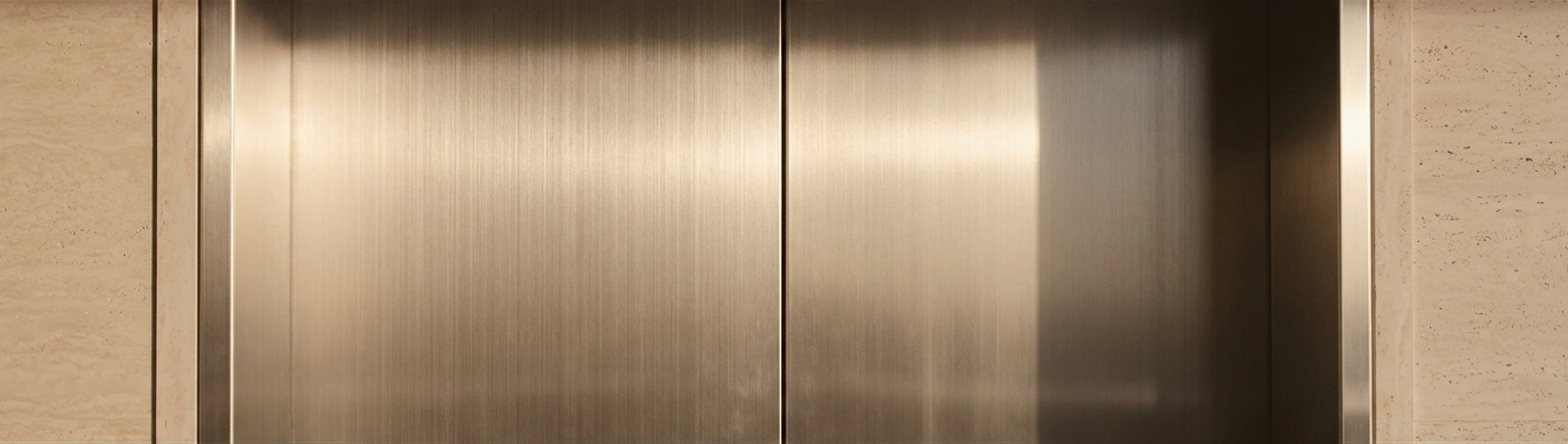 Stainless Steel in a luxury interior at sunrise.