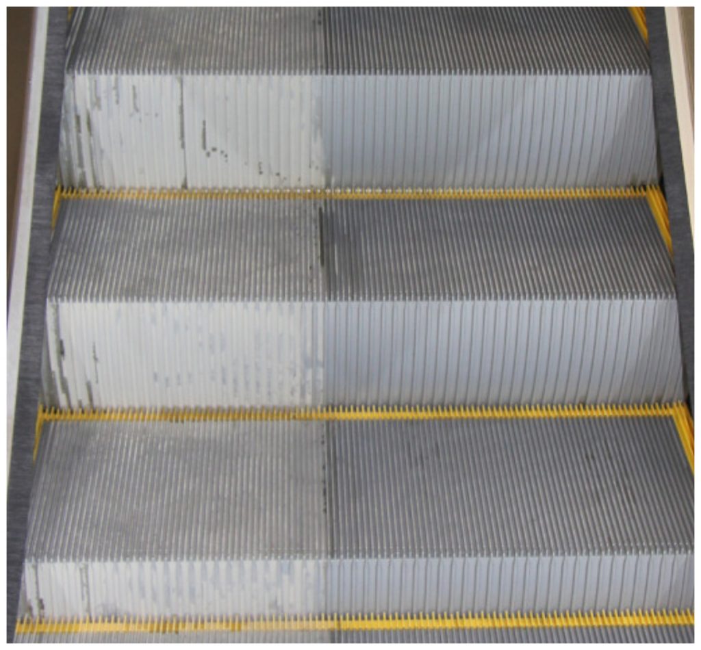 escalator deep clean before