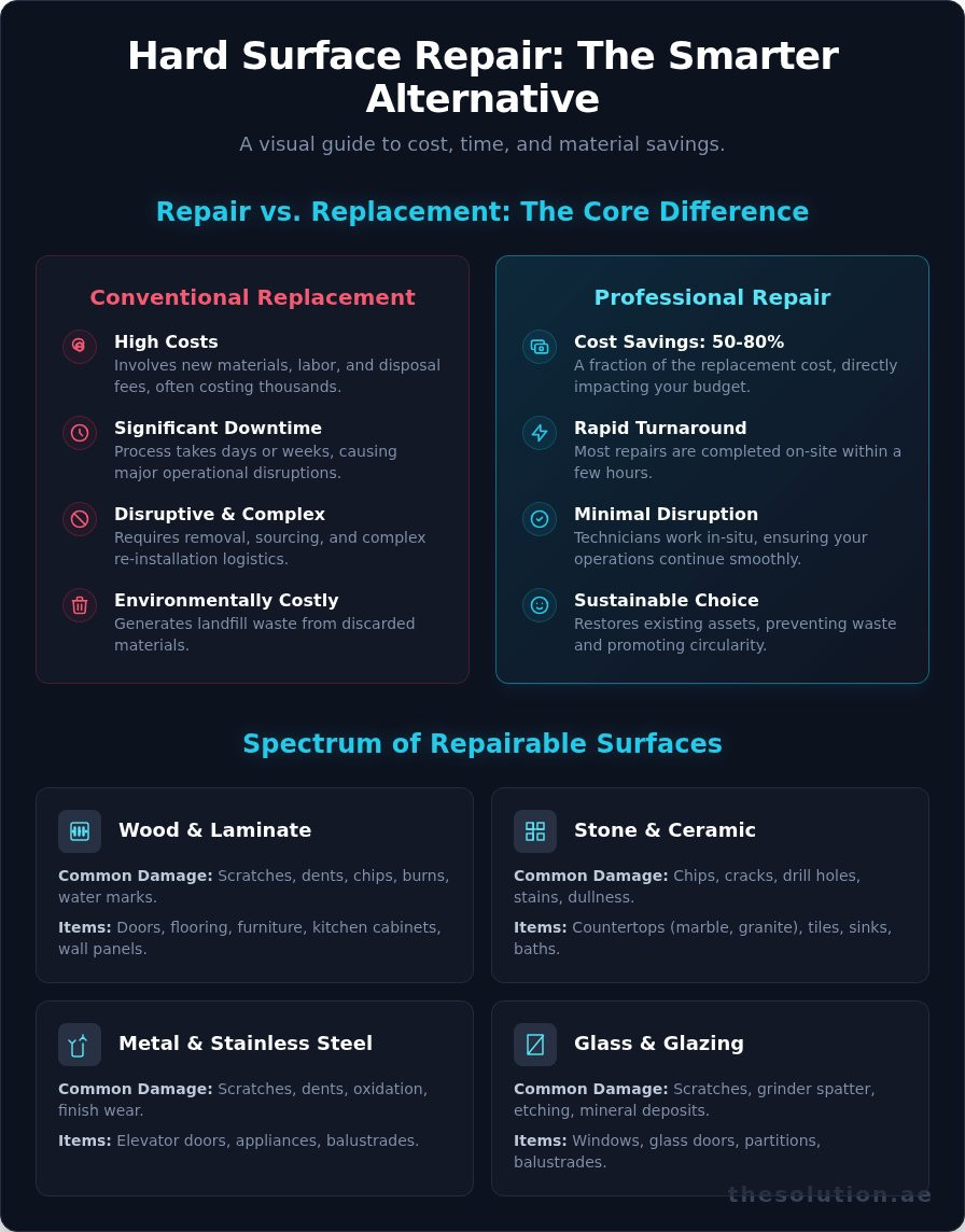 Hard Surface Repair: The Ultimate Guide to Restoring Surfaces & Saving Costs