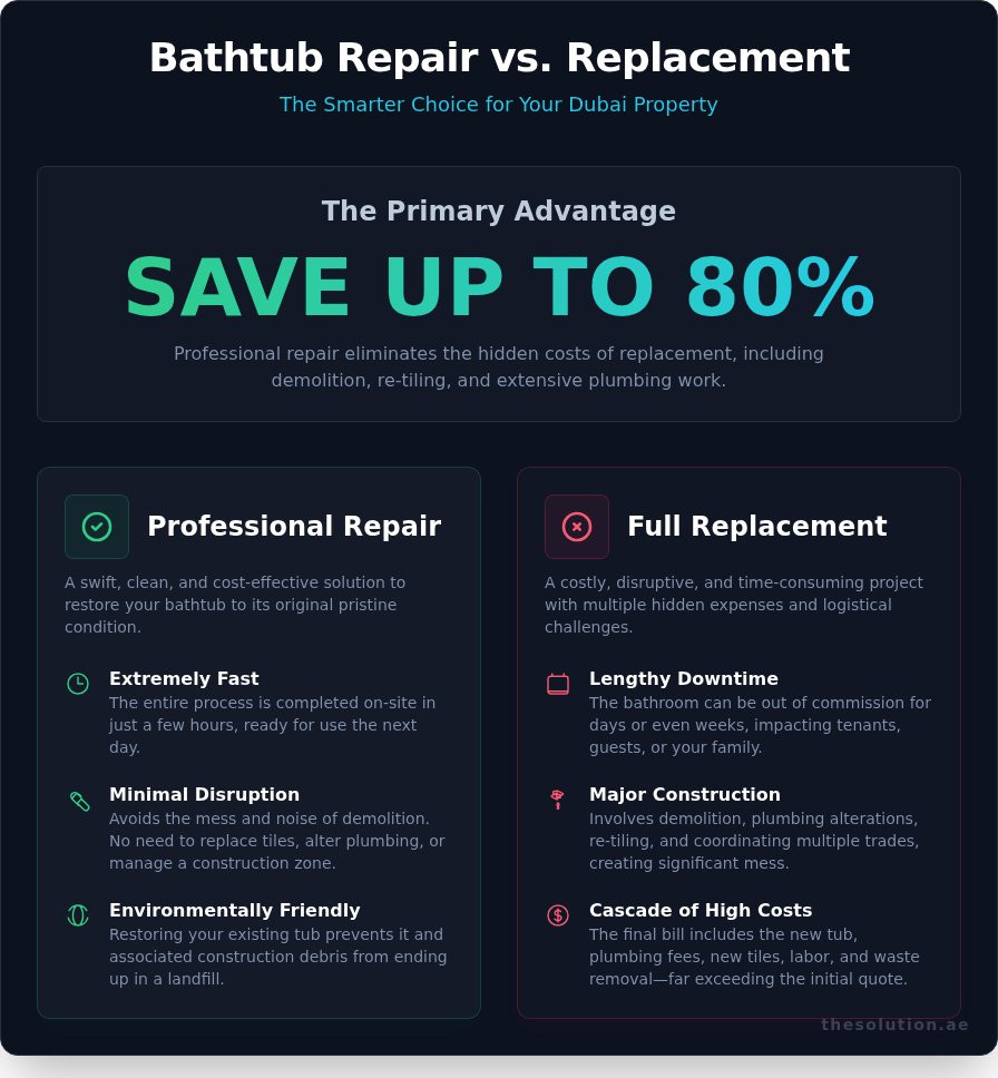 Professional Bathtub Repair in Dubai: Restore Your Bathroom's Finish