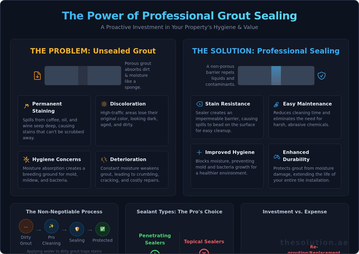 Professional Grout Sealing Service: A Complete Guide for Dubai Properties