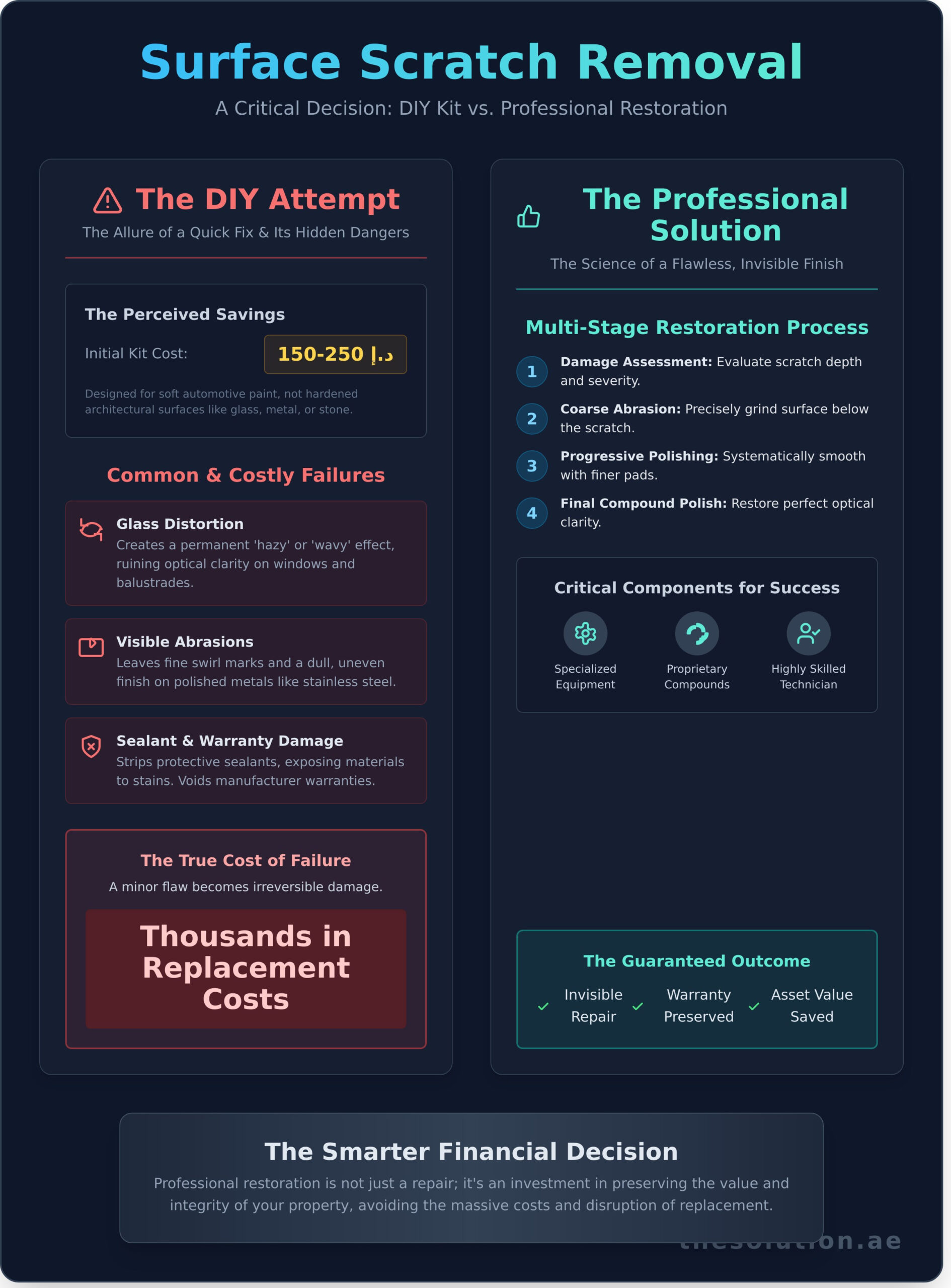 Choosing a Professional Scratch Remover: DIY Kits vs. Expert Service