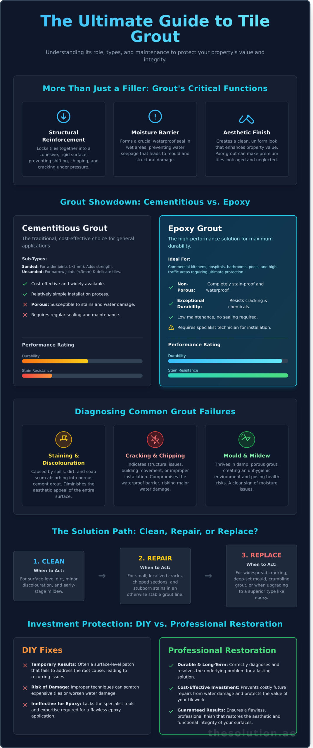 Tile Grout: A Complete Guide for Commercial and Residential Properties