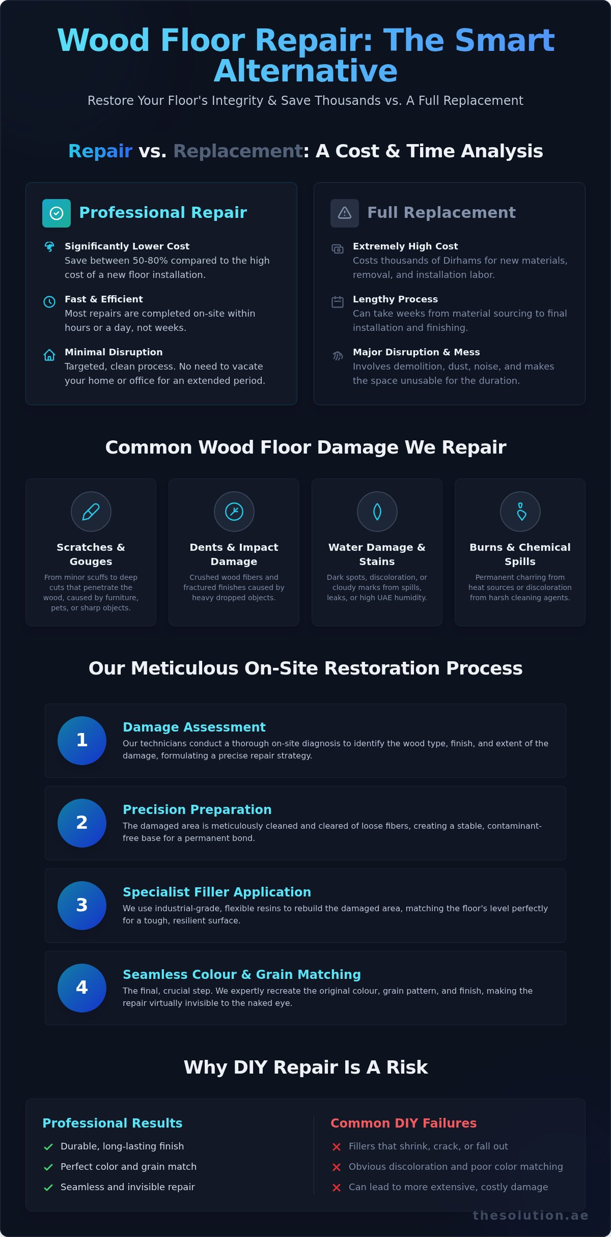 Wood Floor Damage Repair in the UAE: Your Guide to Flawless Restoration