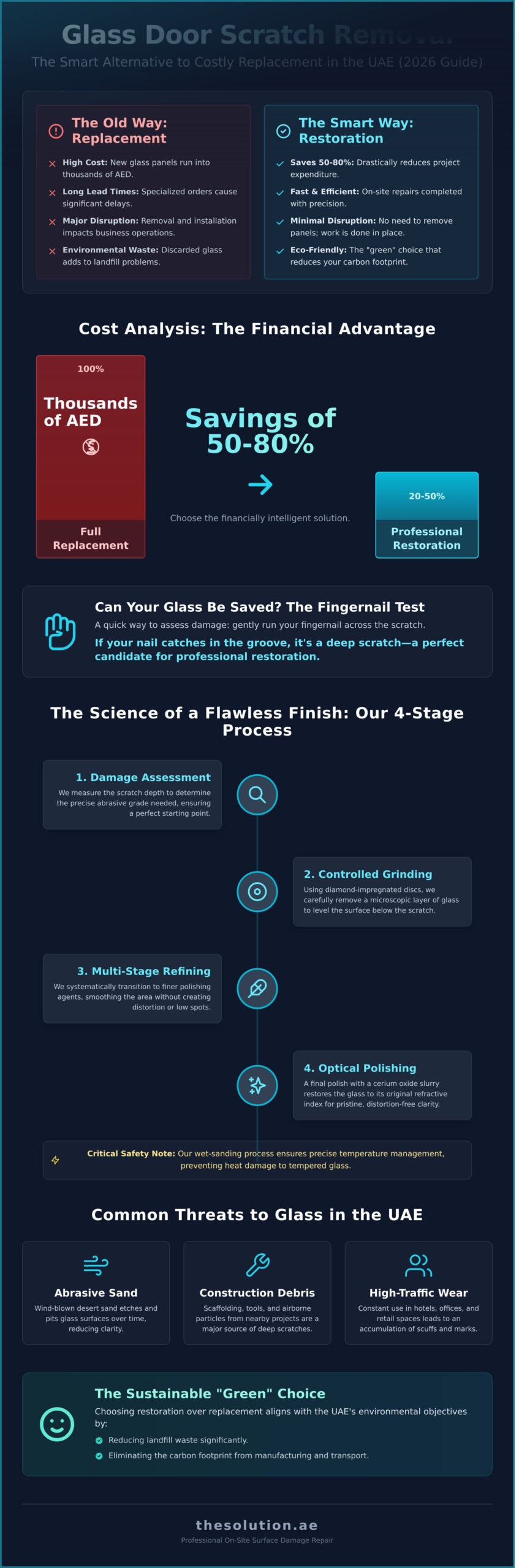 Glass Door Scratch Removal Service: The 2026 Guide to Professional Restoration