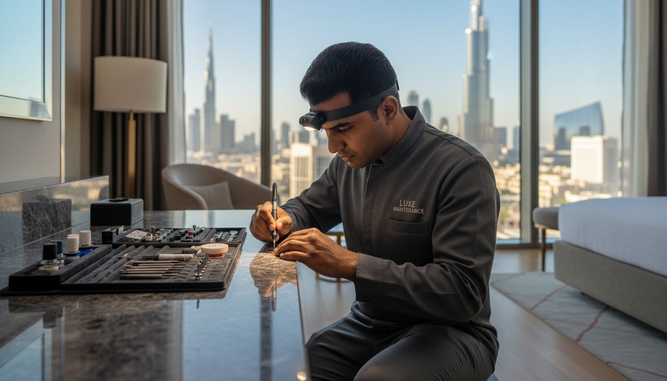 Hotel Surface Repair Services in the UAE: A Guide to Maintaining 5-Star Excellence