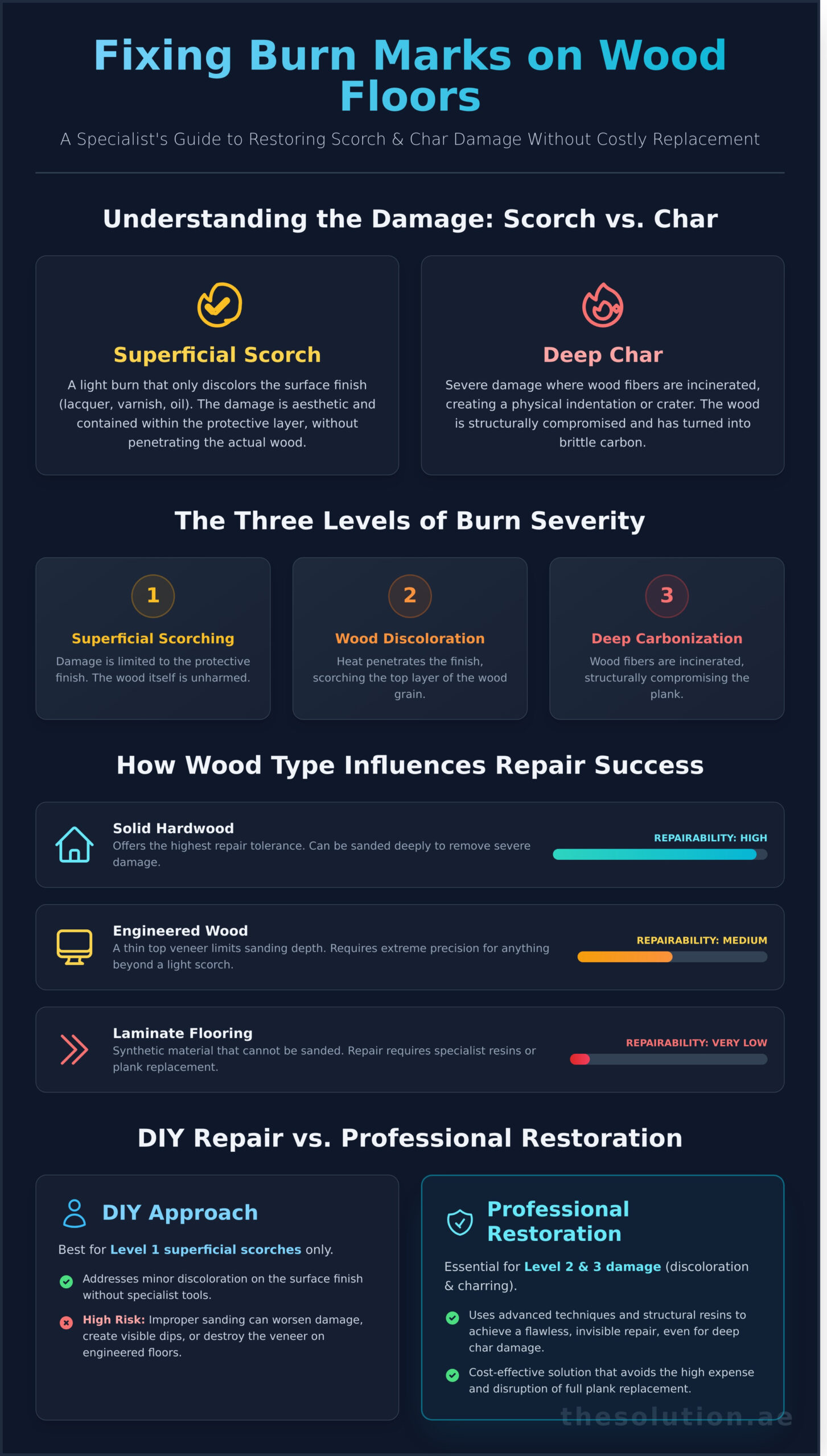 How to Fix Burn Marks on Wood Floors: A Specialist’s Restoration Guide