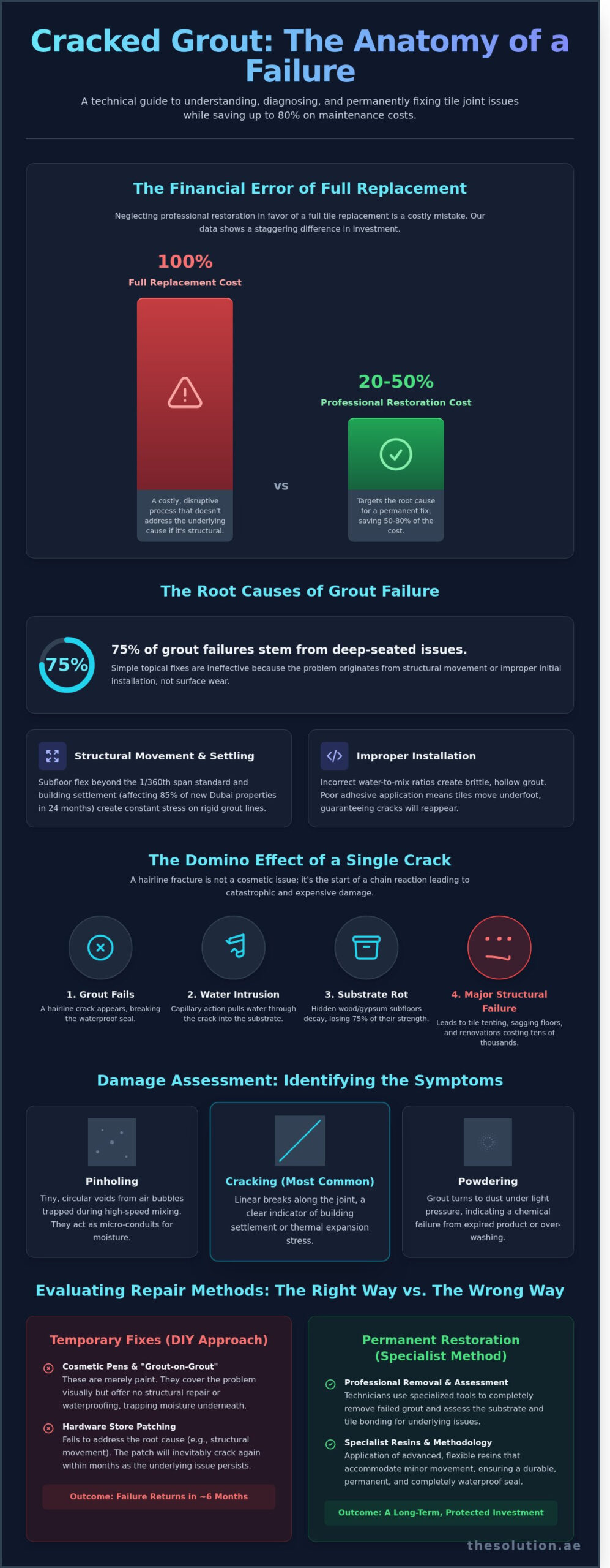 Best Way to Repair Cracked Grout: A Professional Restoration Guide 2026