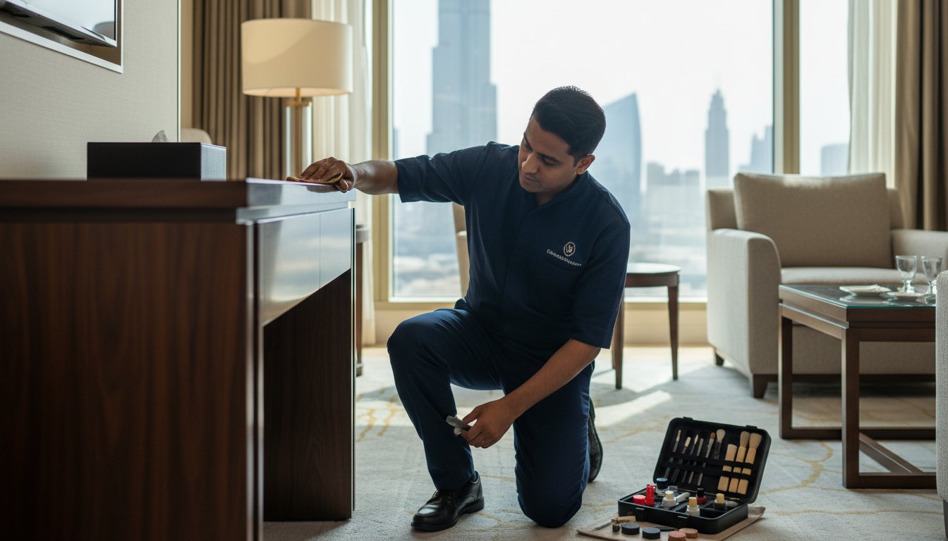 Hotel Room Furniture Repair Service: Professional On-Site Restoration in Dubai