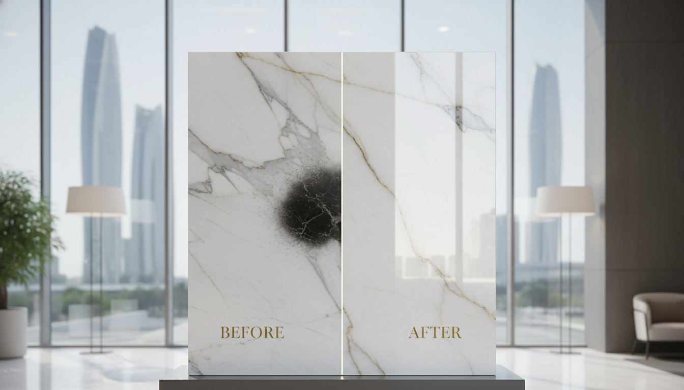 Professional Marble Stain Removal in Abu Dhabi: Restoration vs. Replacement in 2026