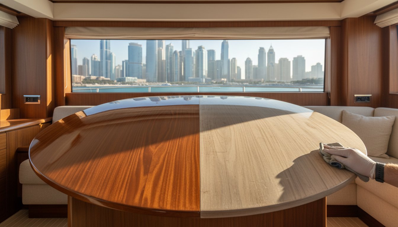 Yacht Wood Refinishing Services: Restoring Luxury Interiors in Dubai
