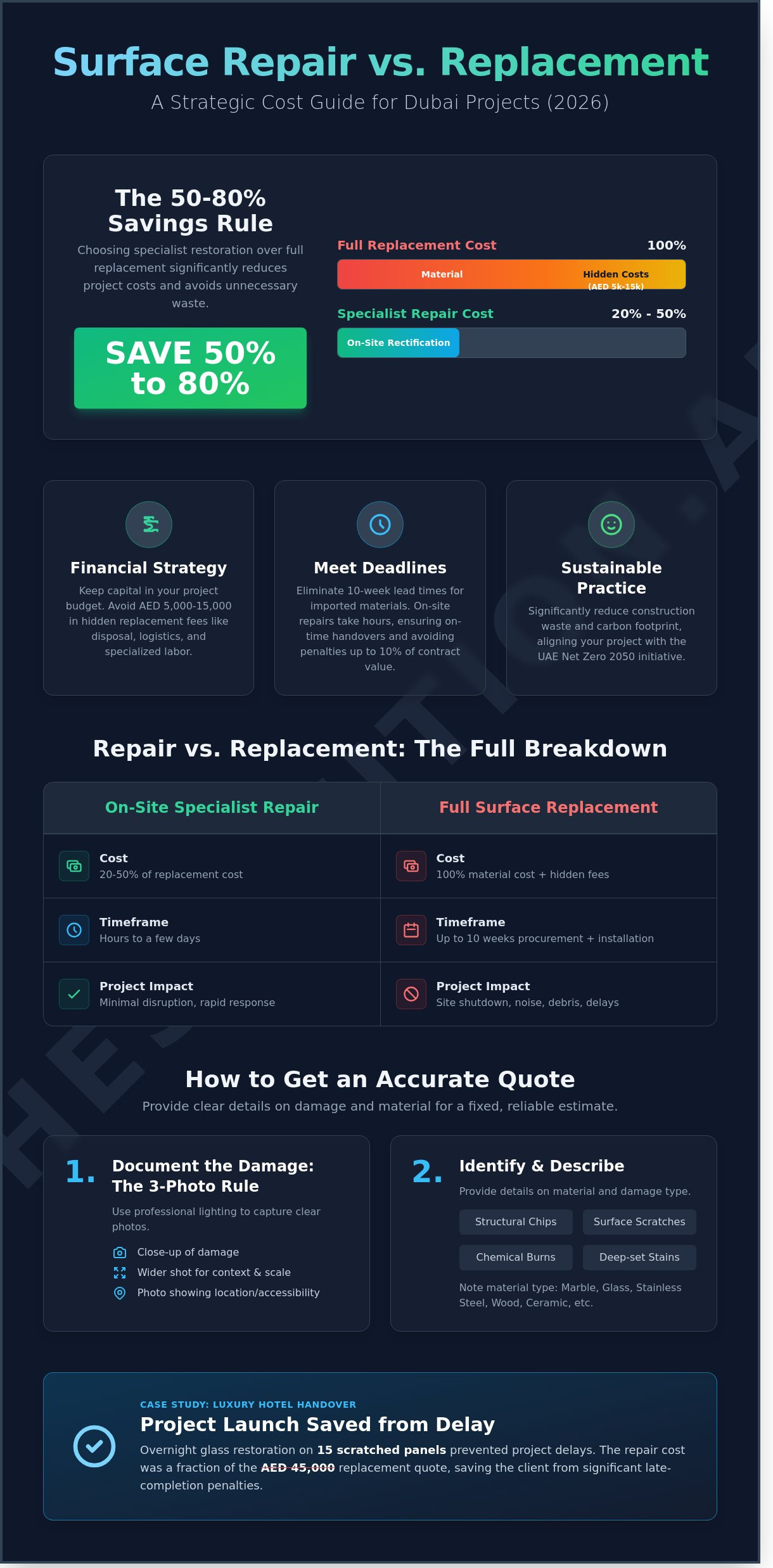 Get a Quote for Surface Repair in Dubai: The 2026 Restoration Cost Guide