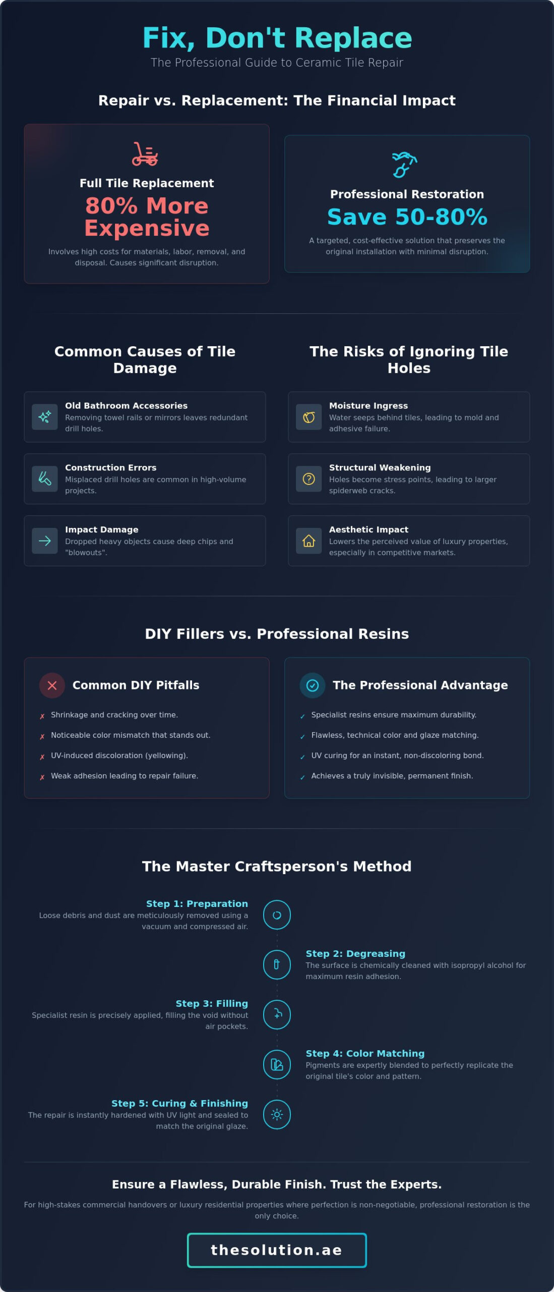 How to Fix a Hole in a Ceramic Tile: The Professional Restoration Guide
