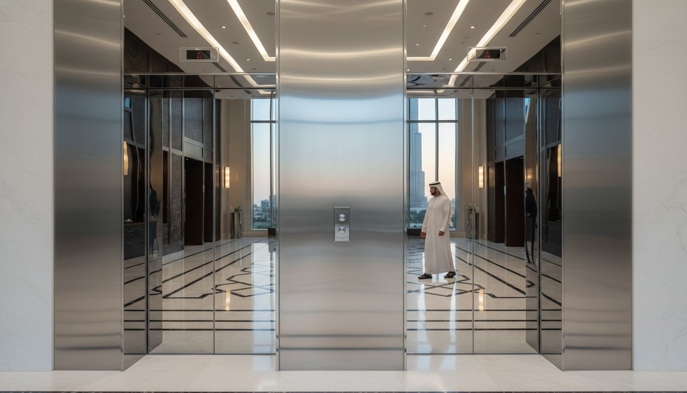 Professional Stainless Steel Lift Door Repair & Restoration in Dubai (2026)