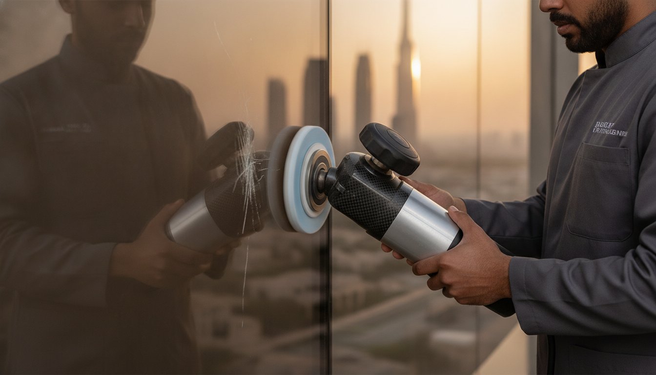 Professional Glass Door Scratch Removal Service in Dubai & UAE